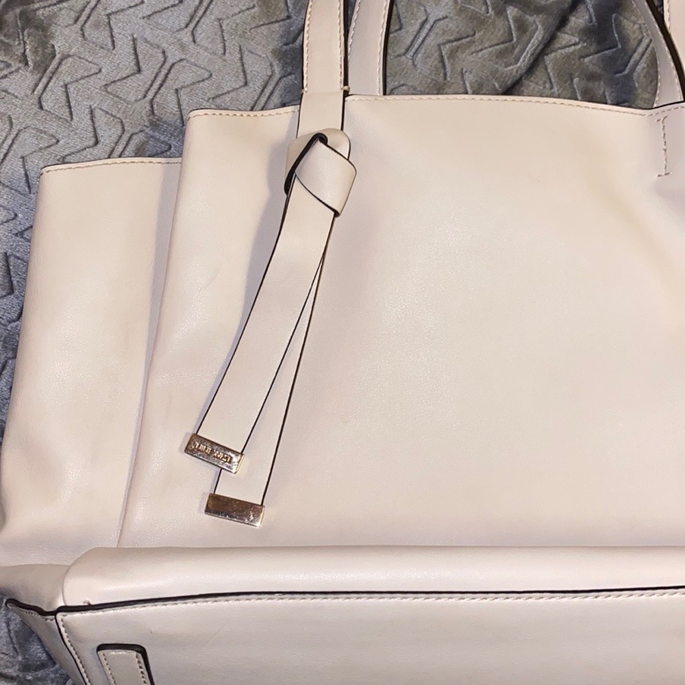 Nine West bone/ off white medium/ large shoulder bag